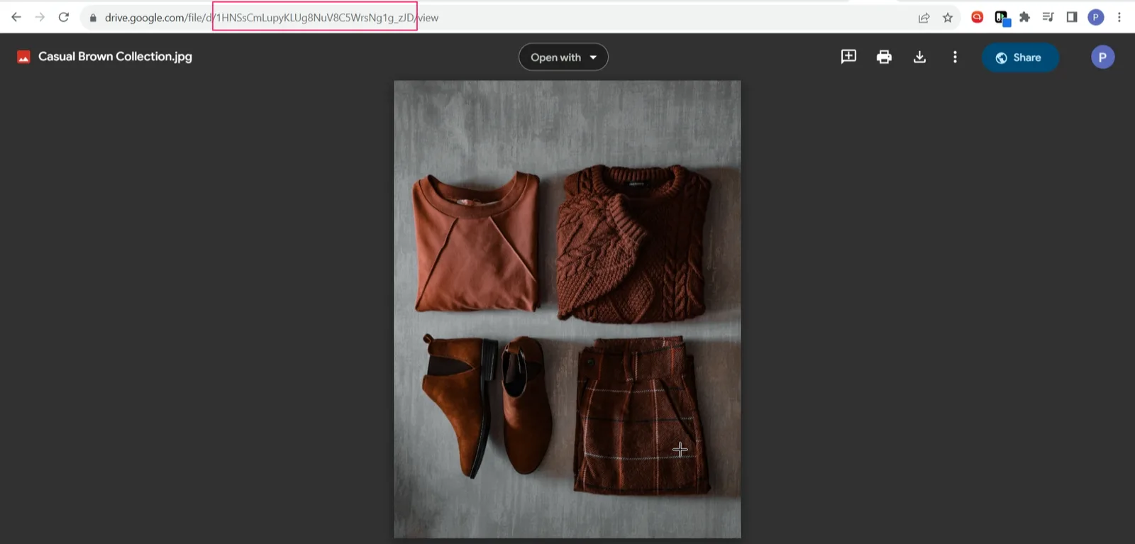 Note: Copy the image ID from the URL (Check the reference picture, the image ID is marked as red)