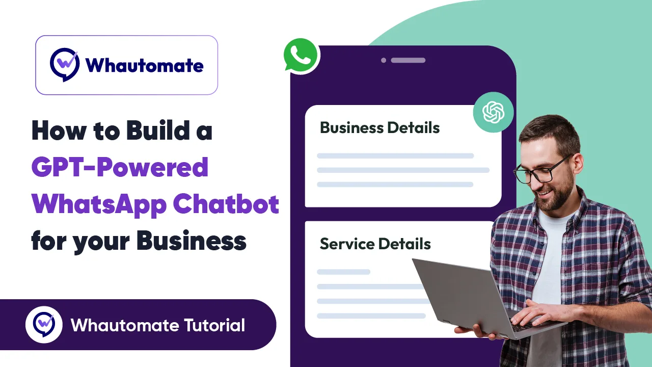 If your business wants to enhance customer service on WhatsApp, set up a chatbot that can handle inquiries, provide updates, and offer suppo